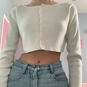 Brandy Melville white long sleeve